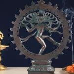 Brass Nataraja Statue | 13" x 11" | 4 kg | Vintage Bronze Tone | Lord of Dance | Traditional Hindu Sacred Art | Lord Shiva Cosmic Dance | Jaipurio